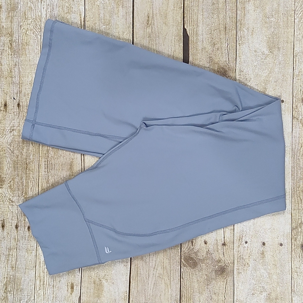 Fabletics High-Waist Leggings in Light Blue Gray